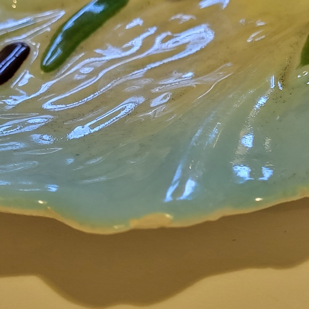 Yellow Duck With Cattails On Water Ohio Pottery Dish - Picture 8 of 8